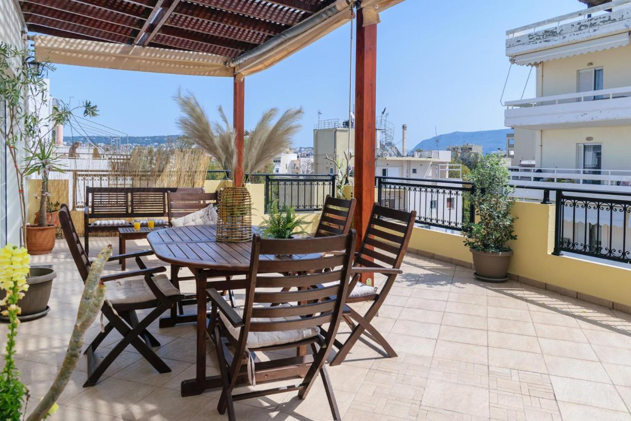 Central Penthouse In Quiet Neighborhood Near Sandy Beach Chania  Exterior photo